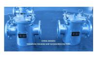 MODEL AS125 CB/T497 AUXILIARY SEAWATER FILTER BODY GALVANIZED, WITH STAINLESS STEEL FILTER CARTRIDGE