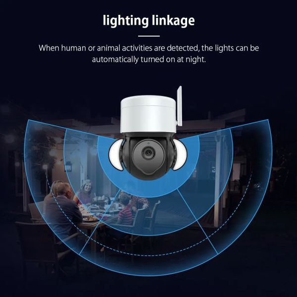 На открытом воздухе водоустойчивая камера слежения 4K 8MP CCTV с микро- картой SD