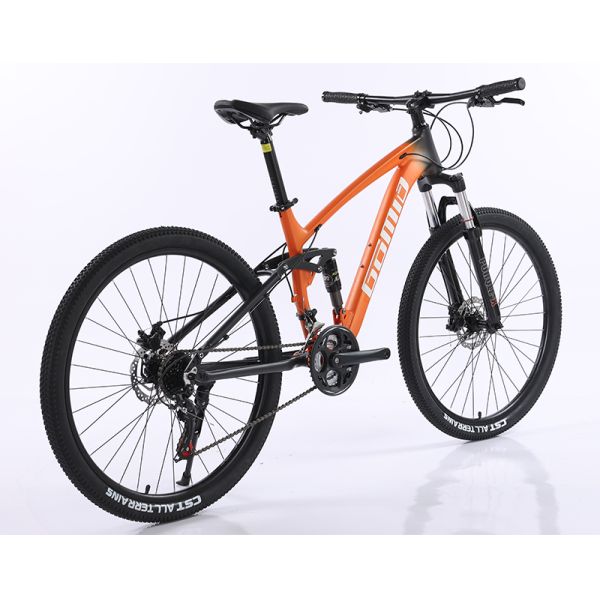 OEM Bicicletas Custom Full Suspension Mountain Bike by GOMID with SHIMANO Gear Cycle and Four Link Soft Tail Length m 172-182CM