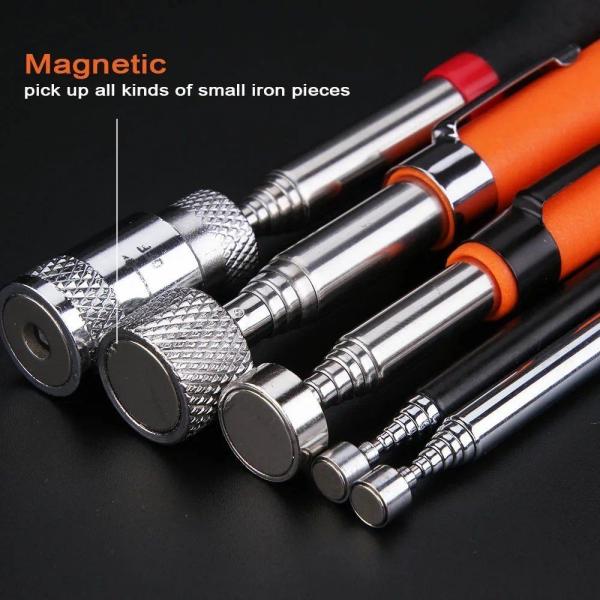 Telescopic Magnetic Pen with Light Portable Magnet Pick-up Tool