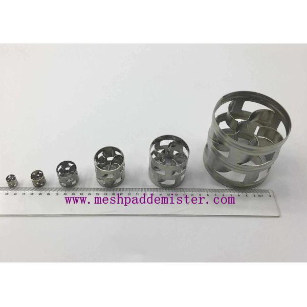 Упаковка башни индустрии 2 колец Raschig нержавеющей стали дюйма 304 случайная