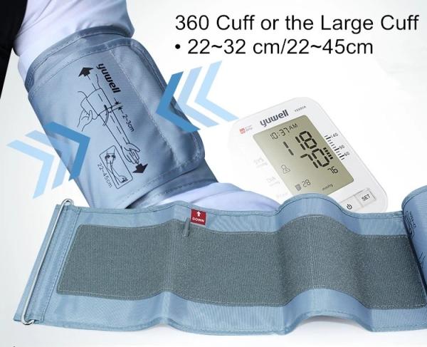 Yuwell YE690A Electronic Blood Pressure Monitor Voice Broadcast
