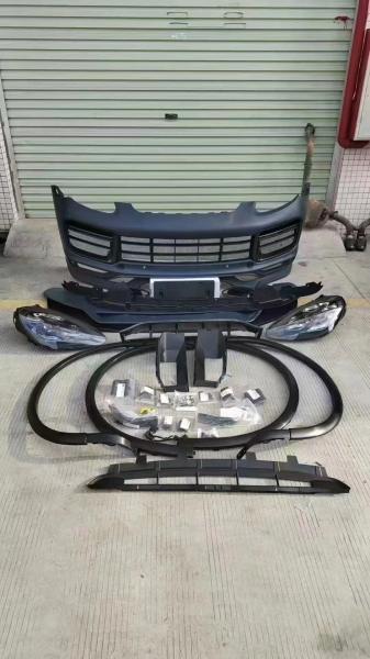 For Porsche Cayenne 2010-2017 upgrade new version, body kit, headlights, taillights, front and rear bumpers