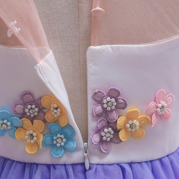 Ruffle Lace Pageant Sleeveless Baby Princess Dresses For Party Wedding