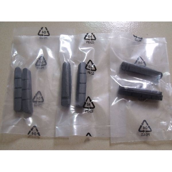 brown Color brake pads replacement for carbon road bike wheel cork wood material shiman &campygnolo cassette body