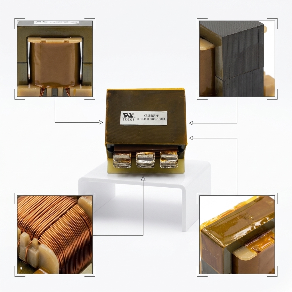 ER50 U/L Certified Power High Frequency Flyback Transformer Compact SMT
