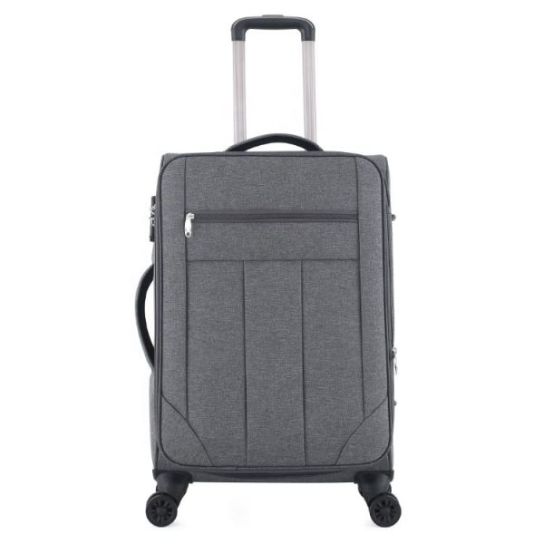 EVA 600D Snow Polyester Soft Travel Luggage With Expandable Ergonomic Design