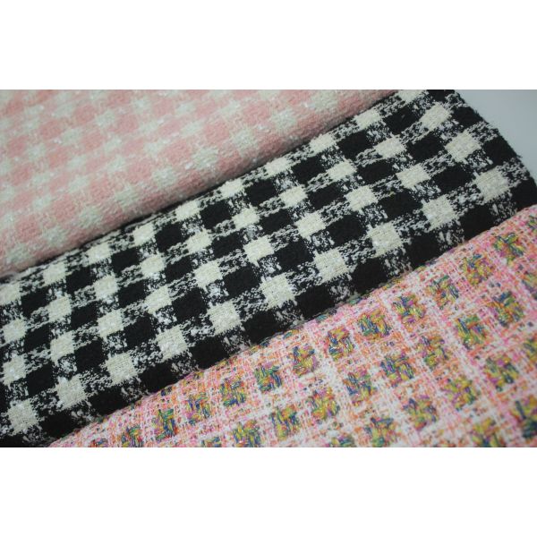 Factory Wholesale Quantity Preferred Woolen Small Fragrance Fashion Sofa Tweed Coat Fabric for Women's Clothing Coat