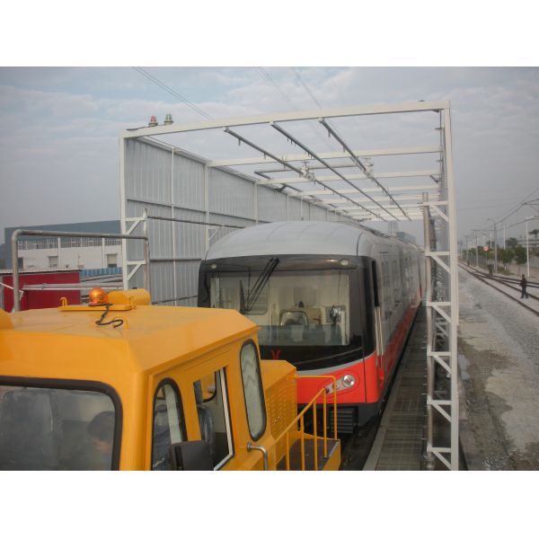 Train Vehicle  6900mm IP65 Water Test Room For Auto Water Sealing Testing