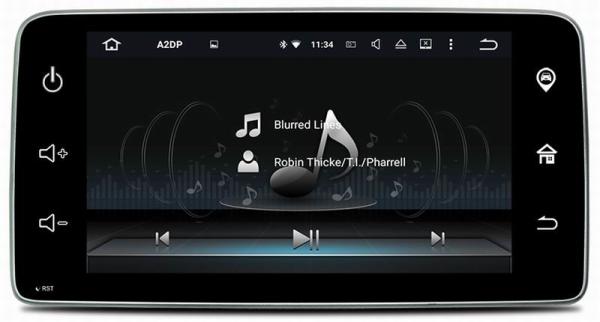 Ouchuangbo car gps navi multi android 5.1 for Mercedes Benz Smart 2015 with 3g wifi SWC 1GB DDR