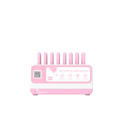 Scan QR Code Restaurant Rental Power Bank Station USB DC Input