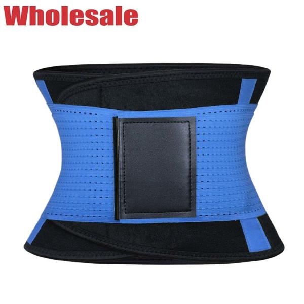 Blue Neoprene Waist Trainer 2XL Neoprene Body Trimmer For Weight Loss