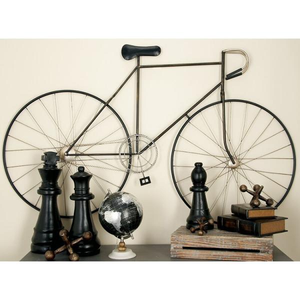 Parede Art Decor Metal Bicycle Wall Art For Living Room do metal do ferro de 59 polegadas