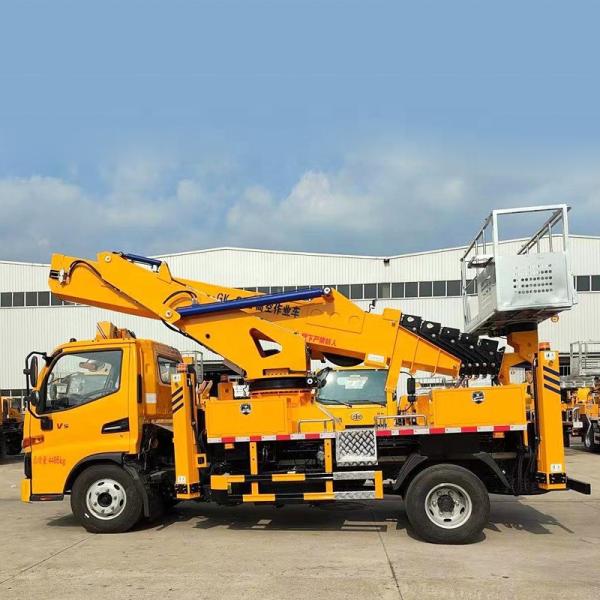 JMC 4*2 Single Row  Boom  Telescopic Arm  High-altitude Operation Platform  Truck   Lifting Machinery   Bucket  Truck