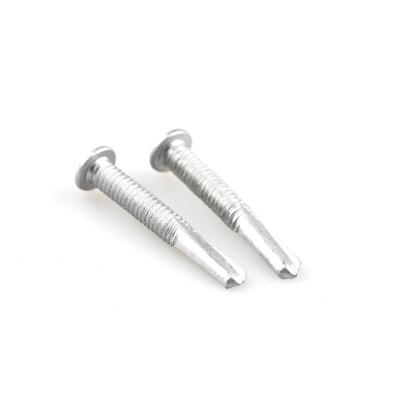 Plain Finish Stainless Steel Carbon Steel Scm435 Ruspert Tek Bi Metal Wafer Head Cross Driver Drilling Screw