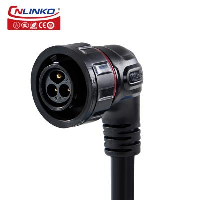 Cnlinko YM 20 3 Pin Overmolded Plastic and Wire Circular IP68 Waterproof Connector