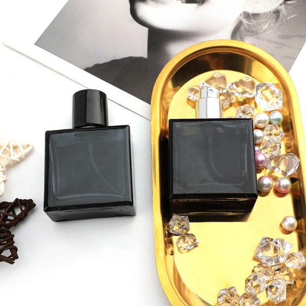 Black 30ml Bayonet Spray Cosmetics Bottle Empty