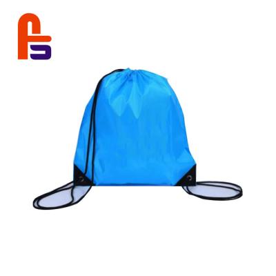Drawstring Type  CMYK Color Printing Long Service Life Fabric Shopping Bag