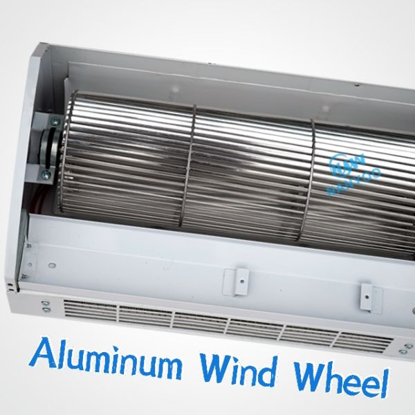 1100m3/H 4.5KW Full Metal Housing Heated Air Curtain