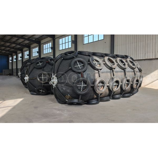 Défenses pneumatiques en caoutchouc renforcées de câbles de pneumatiques synthétiques, résistantes au vieillissement et personnalisées
