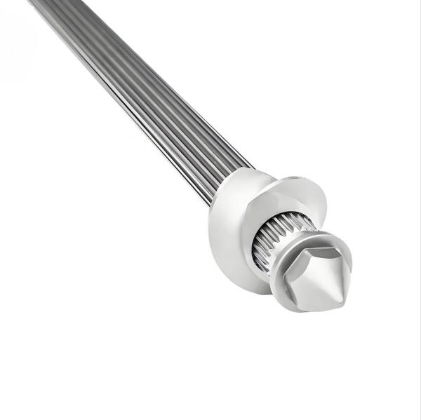 High Torque Twin Screw Involute Spline Extruders Screw Shafts Model 125 For Petrochemical Purpose