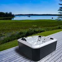 Colorful Led Light Freestanding Acrylic Outdoor Massage Spa Hot Tub