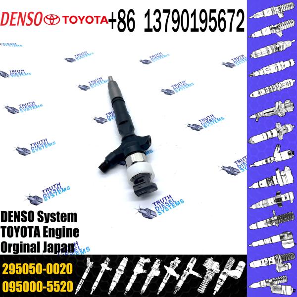 Diesel Fuel Common Rail Injector 295050-0020 For Toyota 1KD 2KD 23670-30190 23670-0020