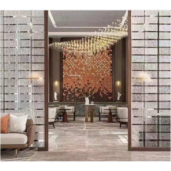 Кристалловые стеклянные кирпичные блоки, ультрабелые стеклянные плитки для фасадов магазинов