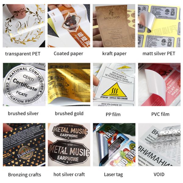 Self Adhesive Energy Efficiency PVC Label Sticker For Refridgerator Air Conditioner