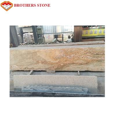 Natural Stone Kashmir Gold Granite Slab For Floor Tile Or Countertop