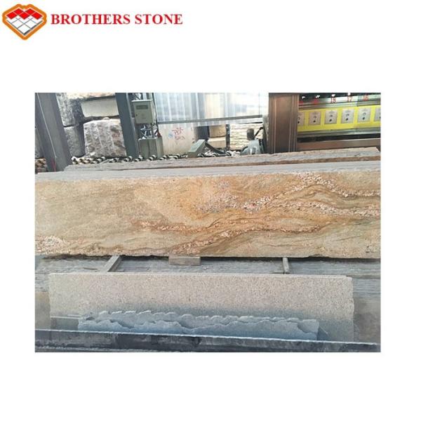 Natural Stone Kashmir Gold Granite Slab For Floor Tile Or Countertop