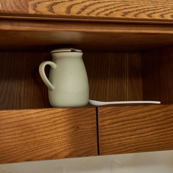 Hotel Villa Solid Wood Kitchen Cabinets Solid Kitchen Units