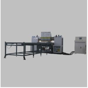 Trintfar automatic production line, used for welding the inner shells of ovens, microwave ovens and food dryers, as well as the welding machines.