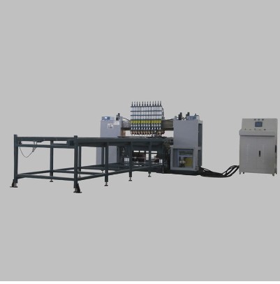 Automatic loading and unloading automatic multi-head gantry type metal mesh welding machine