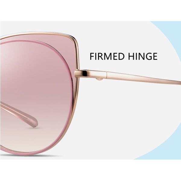 KIDS CAT EYE  LENS METAL FRAME PC DESIGNER NON PORLARIZED SUNGLASSES