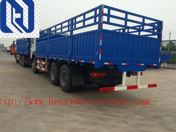 Sinotruk Cimc 40 Ft Van Type Container Box Semi Trailer Trucks With Rear Door 4 Axles