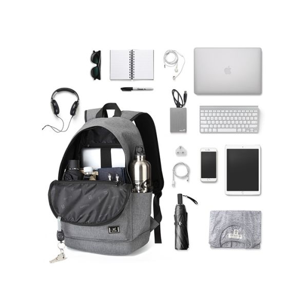 Wholesale Laptop Backpack With Laptop Compartment And USB Charger For Traveling , Sports And School