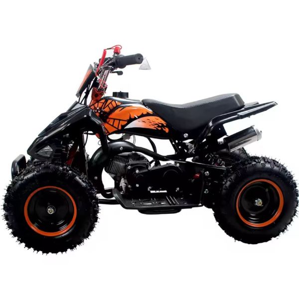 CE Certified 49cc 4 Stroke Gas Powered Kids Quad Bike with Disc Brake and High Voltage