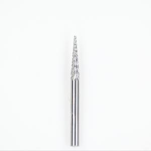 SM-43 1/8" シャープ 固体カービッドコーン 尖った端型バー 脱毛,フライリング,清掃,完成