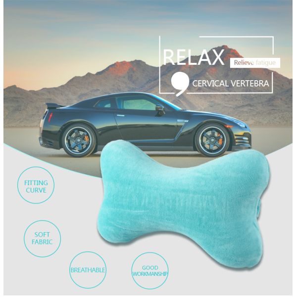 TUV Certified Bone Shaped Car Neck Support Pillow for Comfortable Airplane Travel