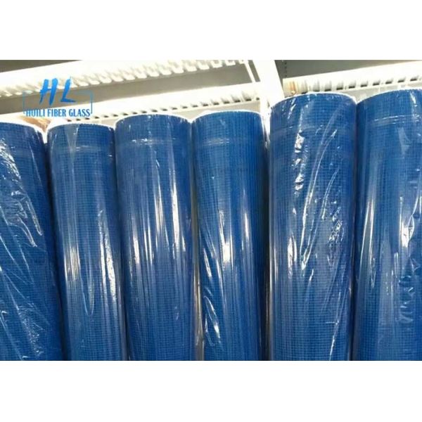 Blue Fiberglass Wire Mesh , C Glass Fiberglass Seam Tape For Wall Reinforcement