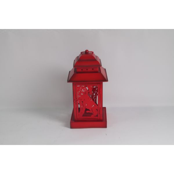 Exquisite Metal Holiday Red Lanterns With Modern Flair For Home For Garden