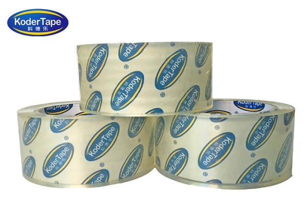 50 Micron High Tack Crystal Clear  Bopp Packing Acrylic Tape With No Bubble