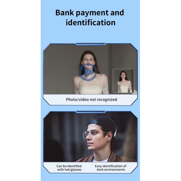 5000 мАч заряжаемый аккумулятор Фейс Дор Лок Туя Приложение с видеоинтерфоном