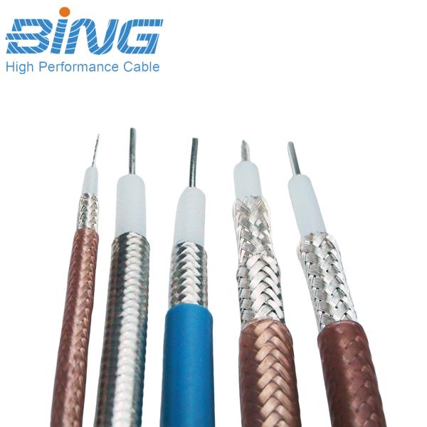 RG225 M17/86 PTFE Dielectric 10.92mm Coax Cable 50 Ohm 11 GHz High Temperature RF Cable