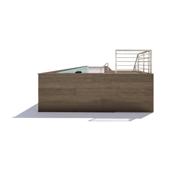 Lucite Acrylic Backyard Swimming Pool for Villa and Beach House Prefab Garden Houses