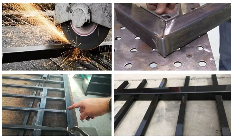 Ограждение из оцинкованной стали трубчатые железные ограждения земли садовые ограждения дворы ограждения