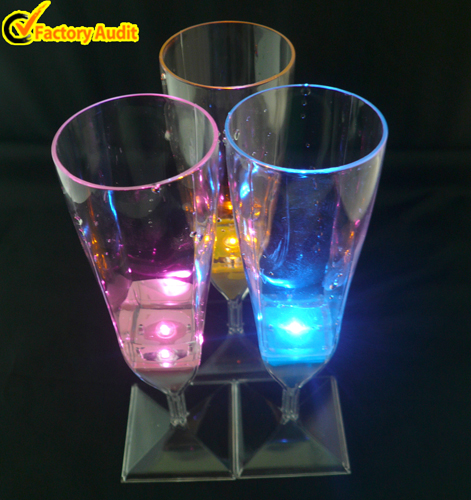 Personalized Barware Gifts-Elegant Party Lighted Champagne Glasses