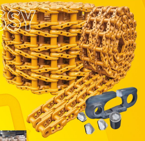 Excavator track link assy track chain assy for excavator spare parts