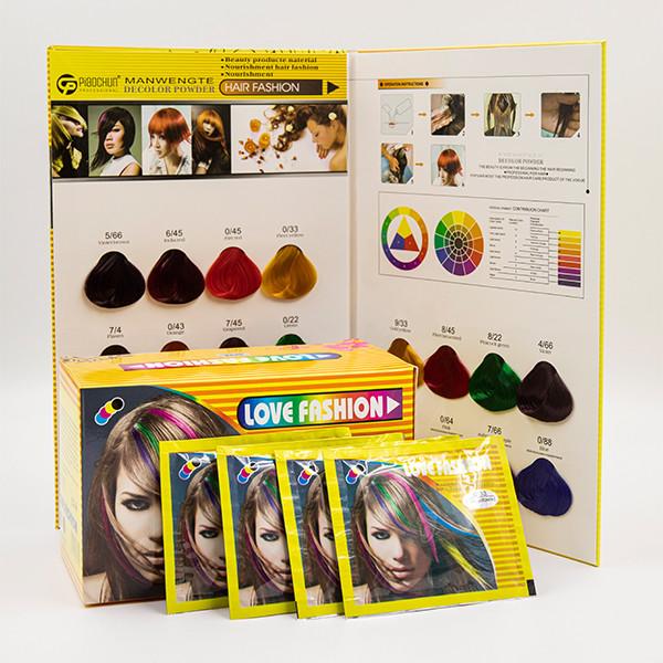 Permanent Powder Hair Colour With Natural Ingredients For Black And Bleached Hair